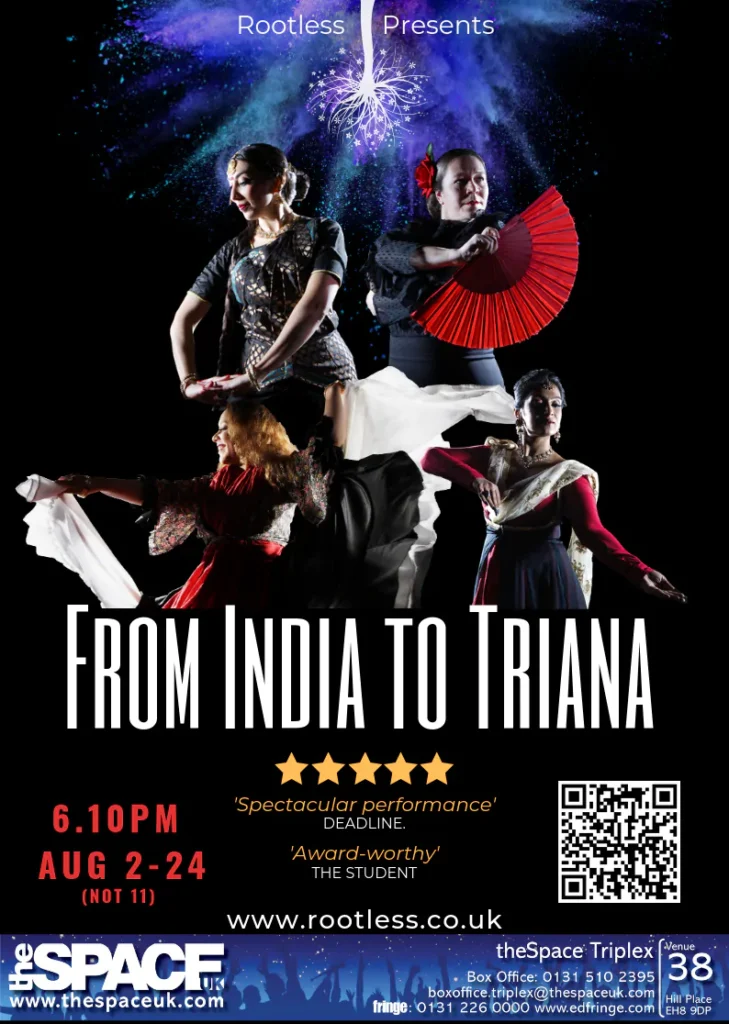 “From India to Triana” by Rootless & TuFlamenco (EdFringe19)