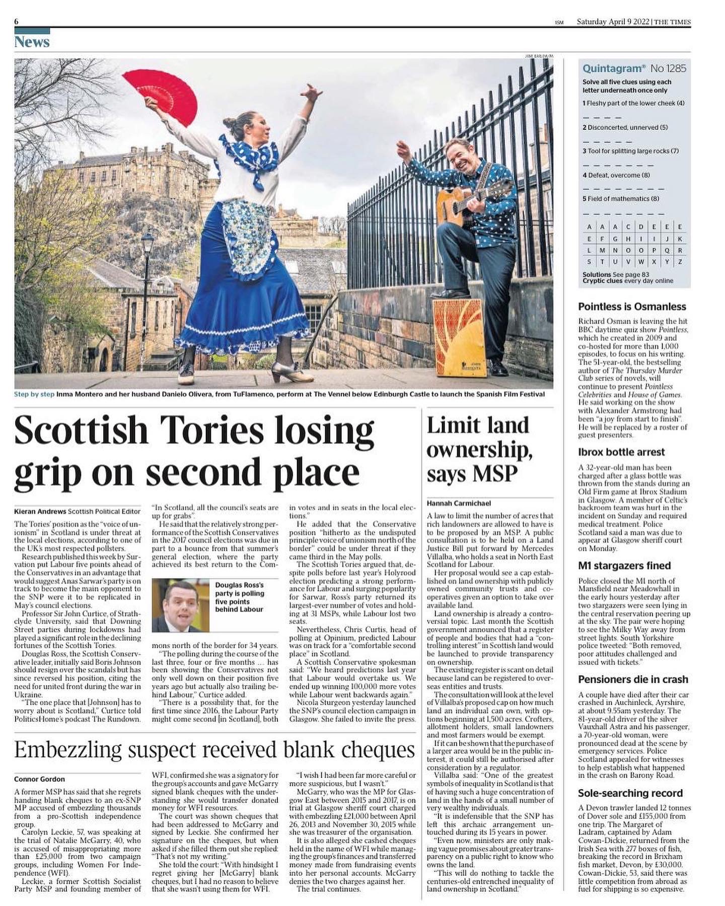 TuFlamenco 2022 The Times The Scotsman Newspaper