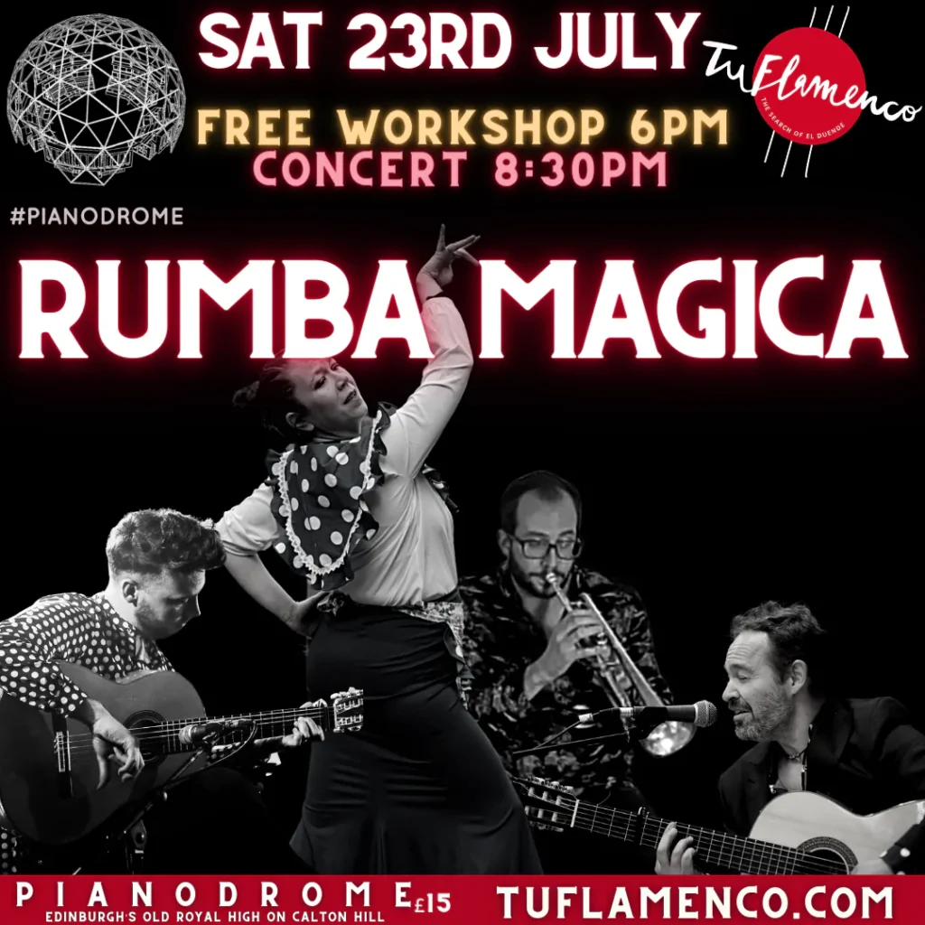 Rumba Magica TuFlamenco Pianodrome 23July 2022