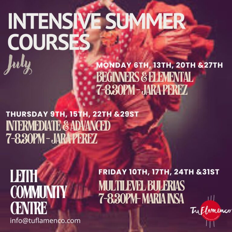 INTENSIVE SUMMER COURSES TUFLAMENCO